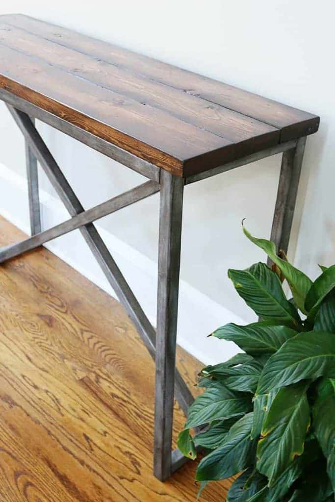 X-Frame DIY Console Table