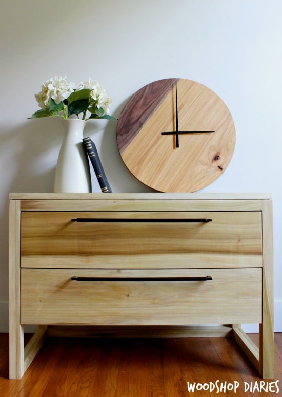 14-Two-Tone-Modern-Wood-Clock