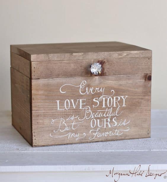 11 DIY Wedding Card Boxes You Can Easily Make - Weddingomania