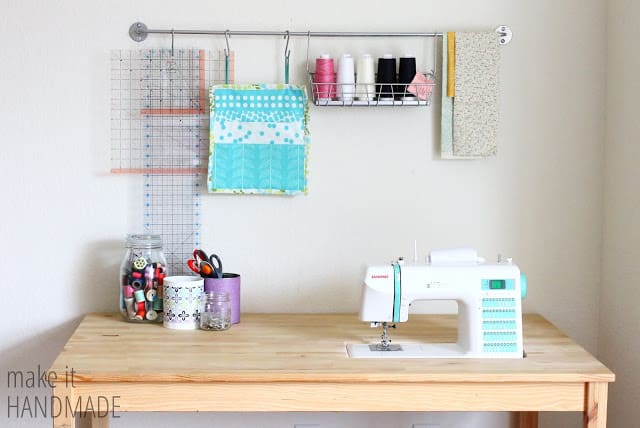 Sewing TABLE PLANS Crafting Table With Storage DIY Quilting Table