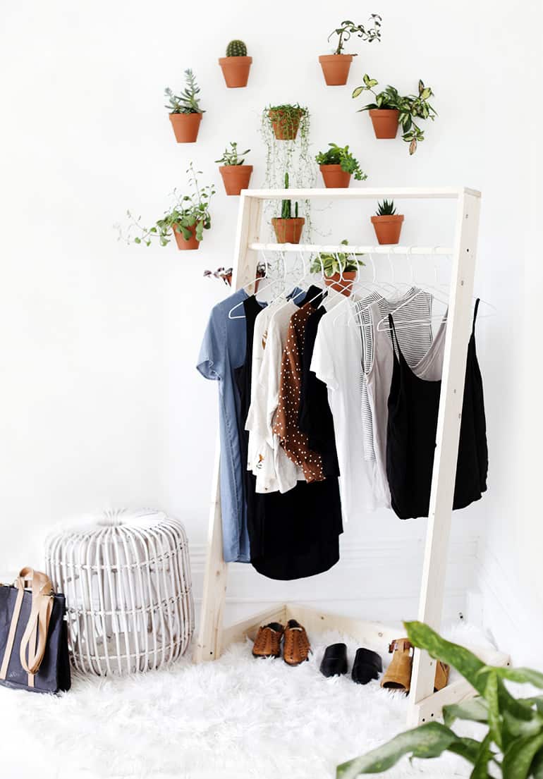22 DIY Clothes Racks in 2021 Organize Your Closet