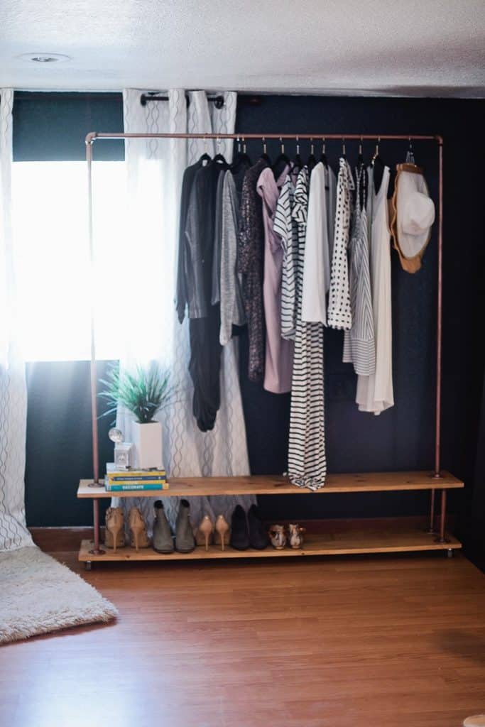 DIY Clothes Racks and Portable Closet Storage Ideas