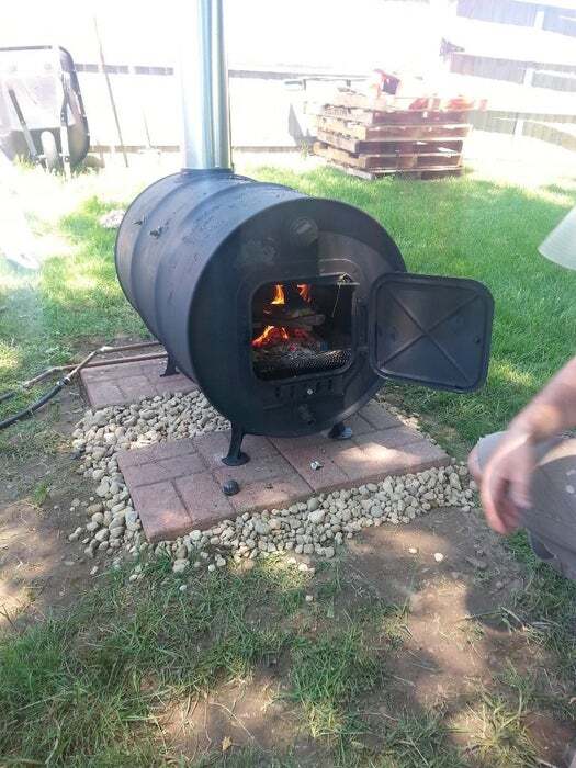 Simple Barrel Stove From A Kit
