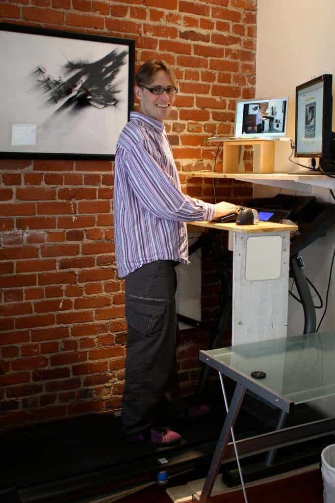 DIY Treadmill Desk