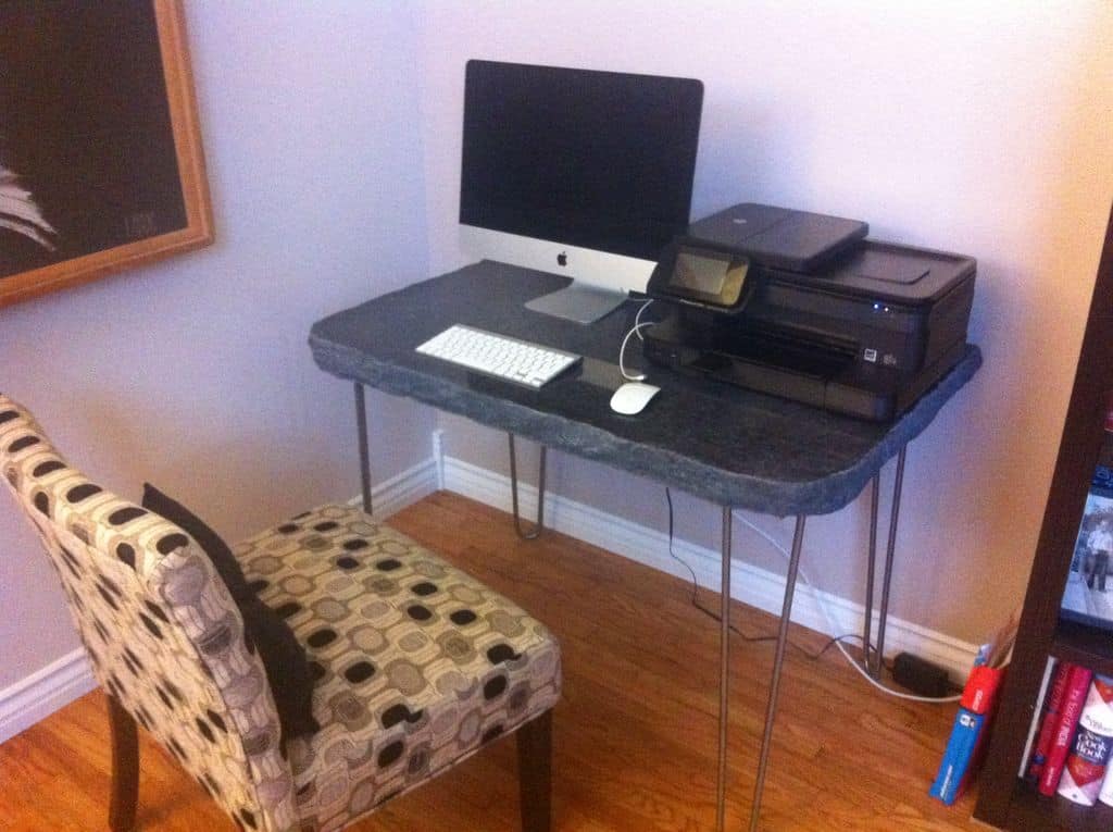 Concrete Computer Desk