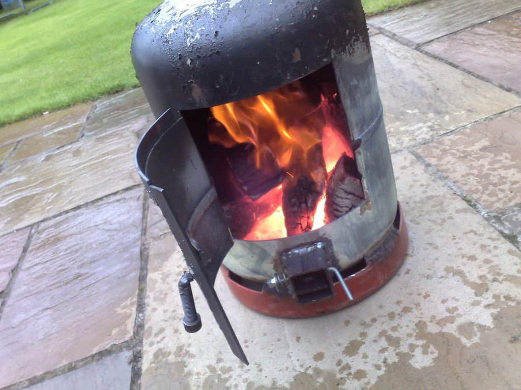 Gas Bottle Wood Burner