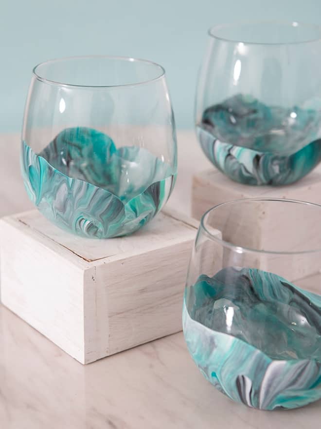 4-Easy-Painted-Marble-Glasses