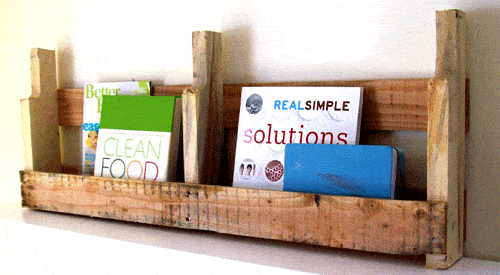 Wall Mounted Book Shelf