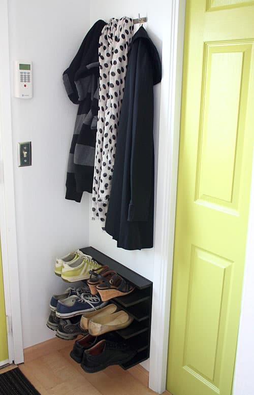 Tight Space Shoe Rack