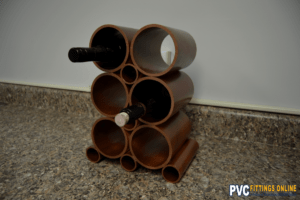 PVC Pipe Wine Rack