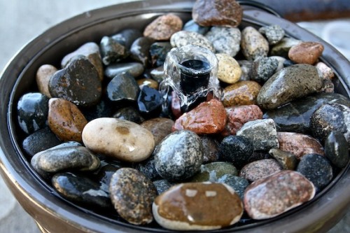 Small Stone Patio Fountain