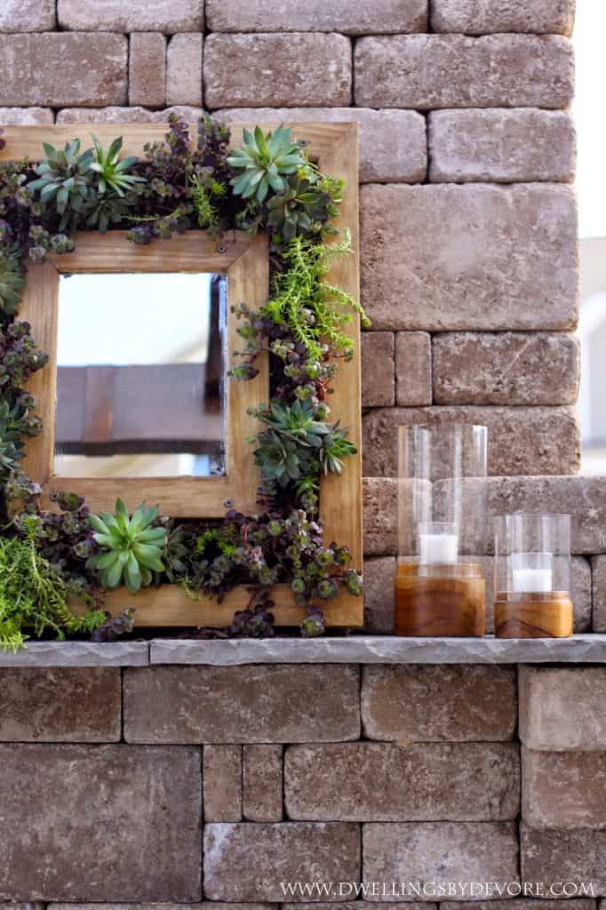 Succulents Mirror Frame