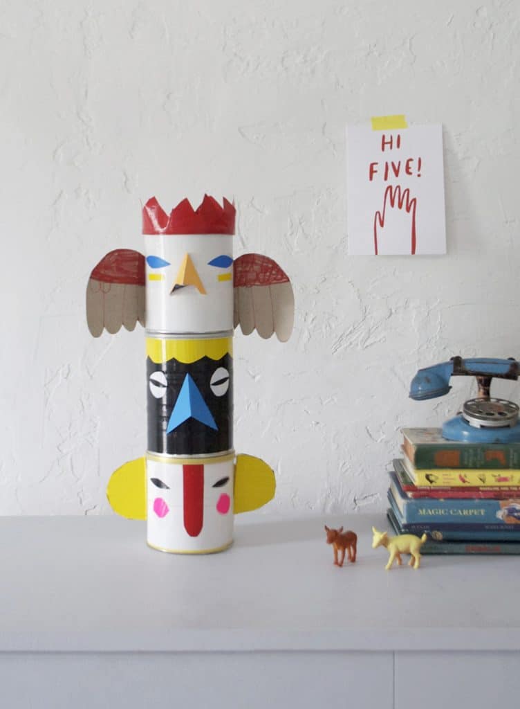 Tin Can Totem Pole Bank