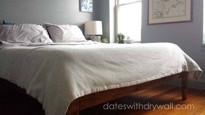 Mid-Century Style Platform Bed