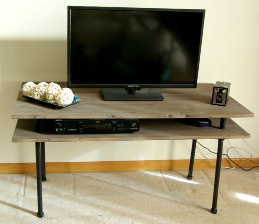 Modern Industrial TV Stand