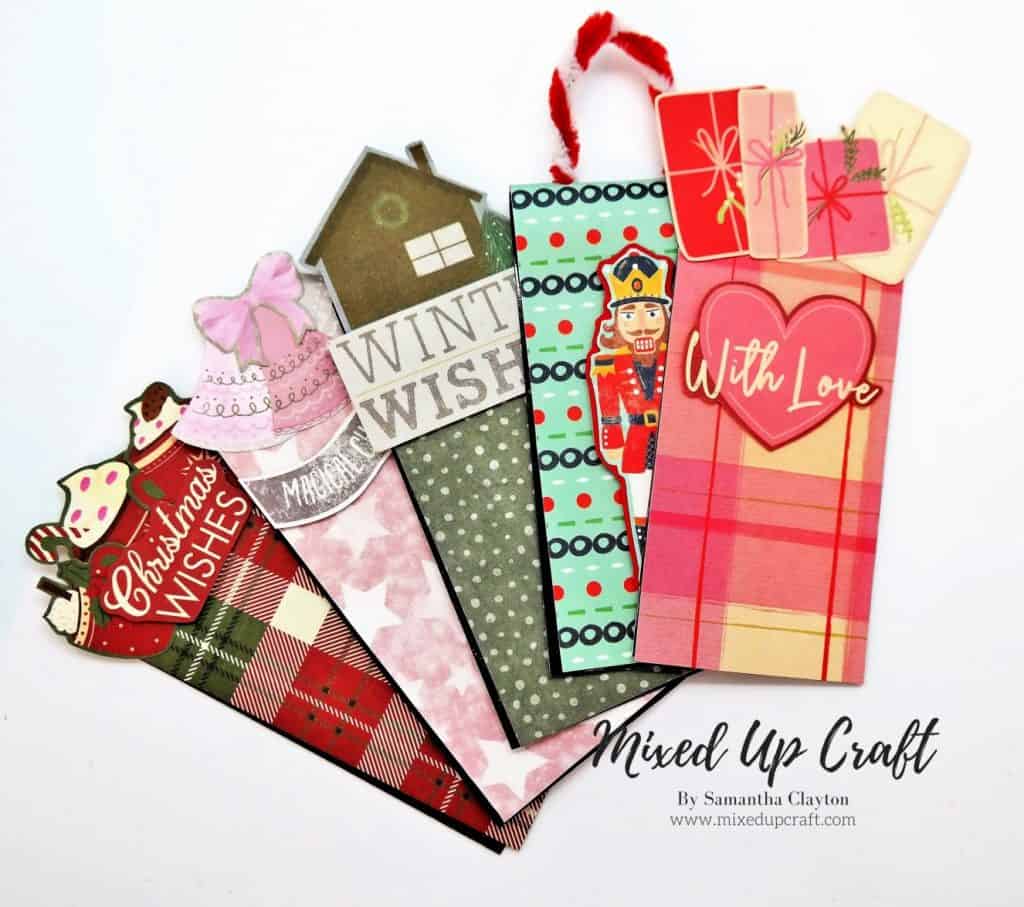 Magnetic Holiday Bookmarks