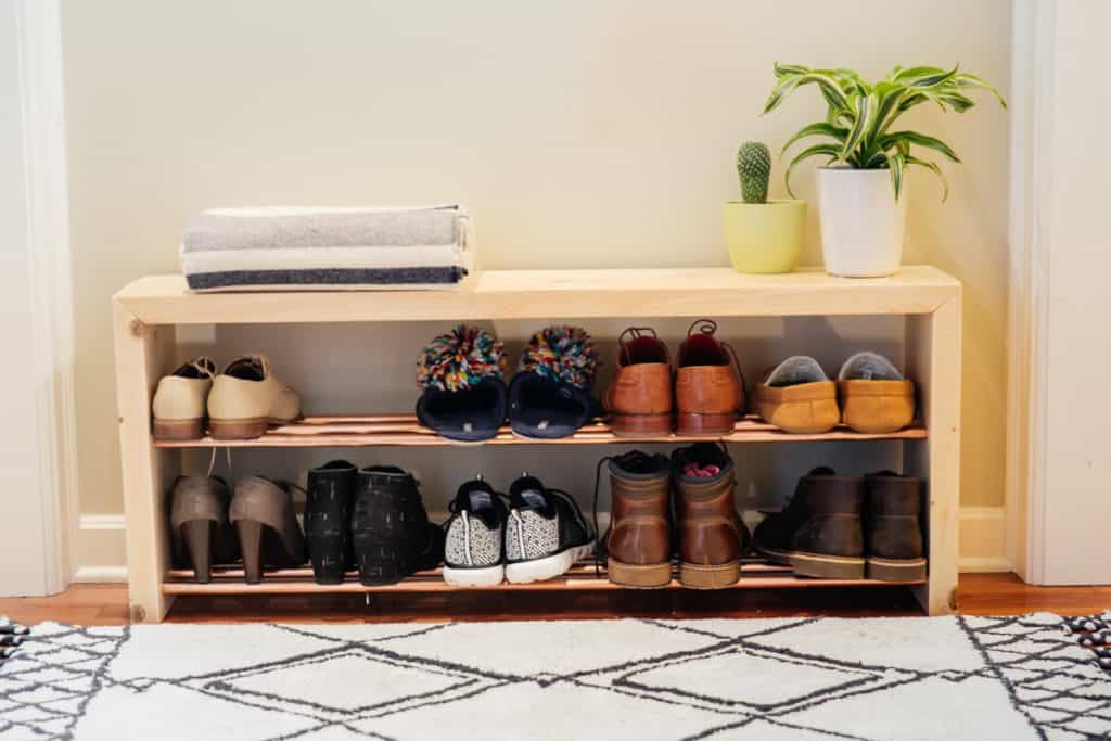 Shoe Storage Bench