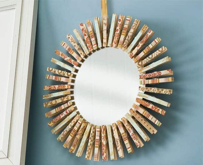 Clothespin Wreath Frame