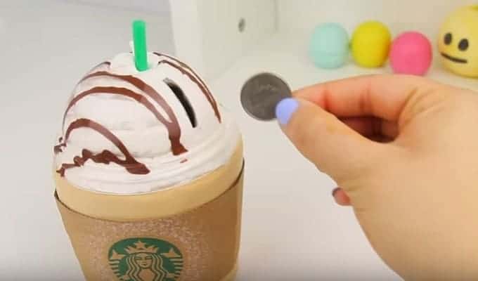 DIY Starbucks Cup Coin Bank