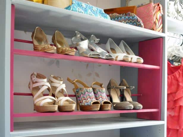 Colorful Shoe Rack