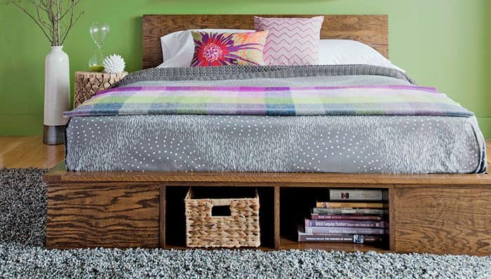 Customizable Platform Bed with Storage