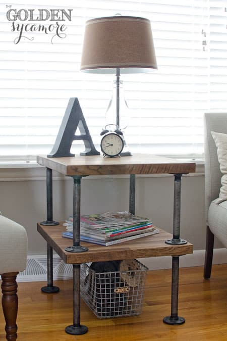 Industrial Style Side Table