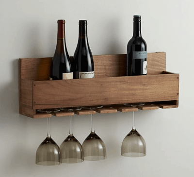 35 Amazing DIY Wine Glass Racks Ideas