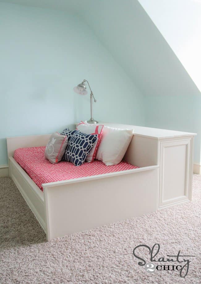 Chic All-in-One Dresser Bed