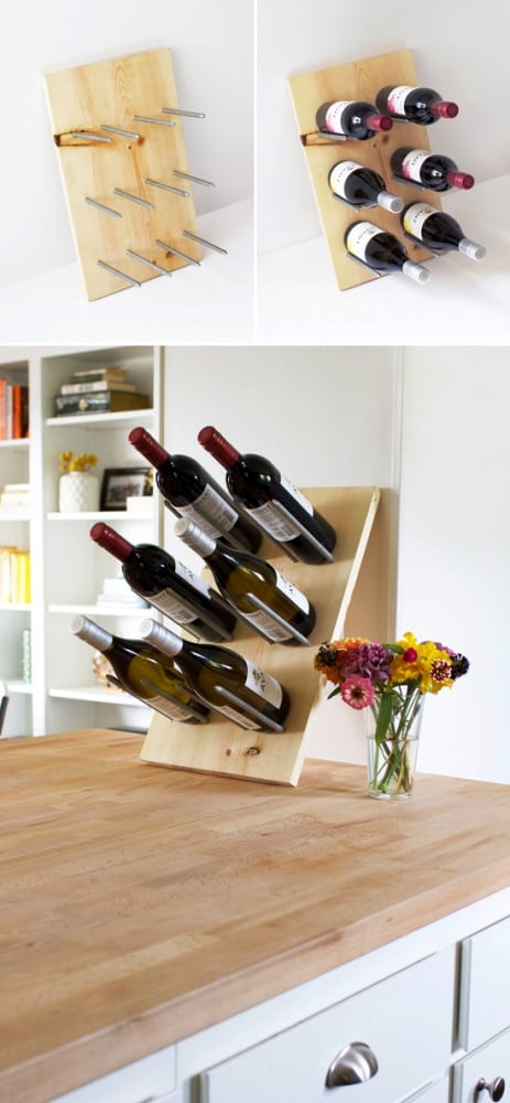 Floating Bottles Illusion Rack