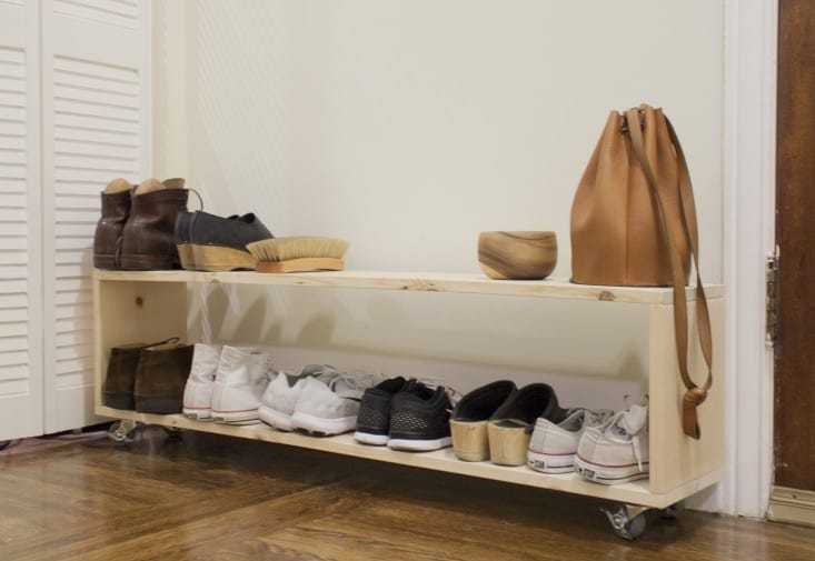 Fun weekend build, a closet shoe rack. : r/woodworking