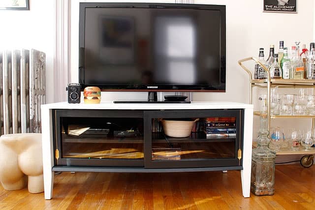 Rescued TV Console DIY