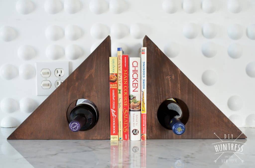 Wine Rack Book Ends