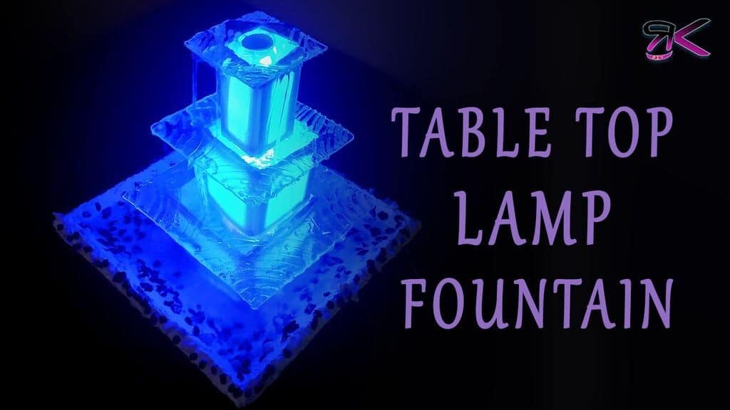 Tabletop Lamp Fountain