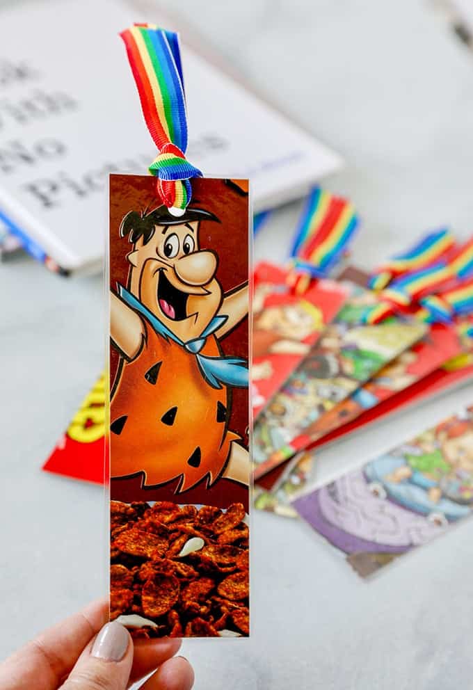 Cereal Box Bookmarks