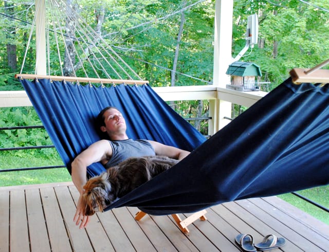 DIY Porch Hammock