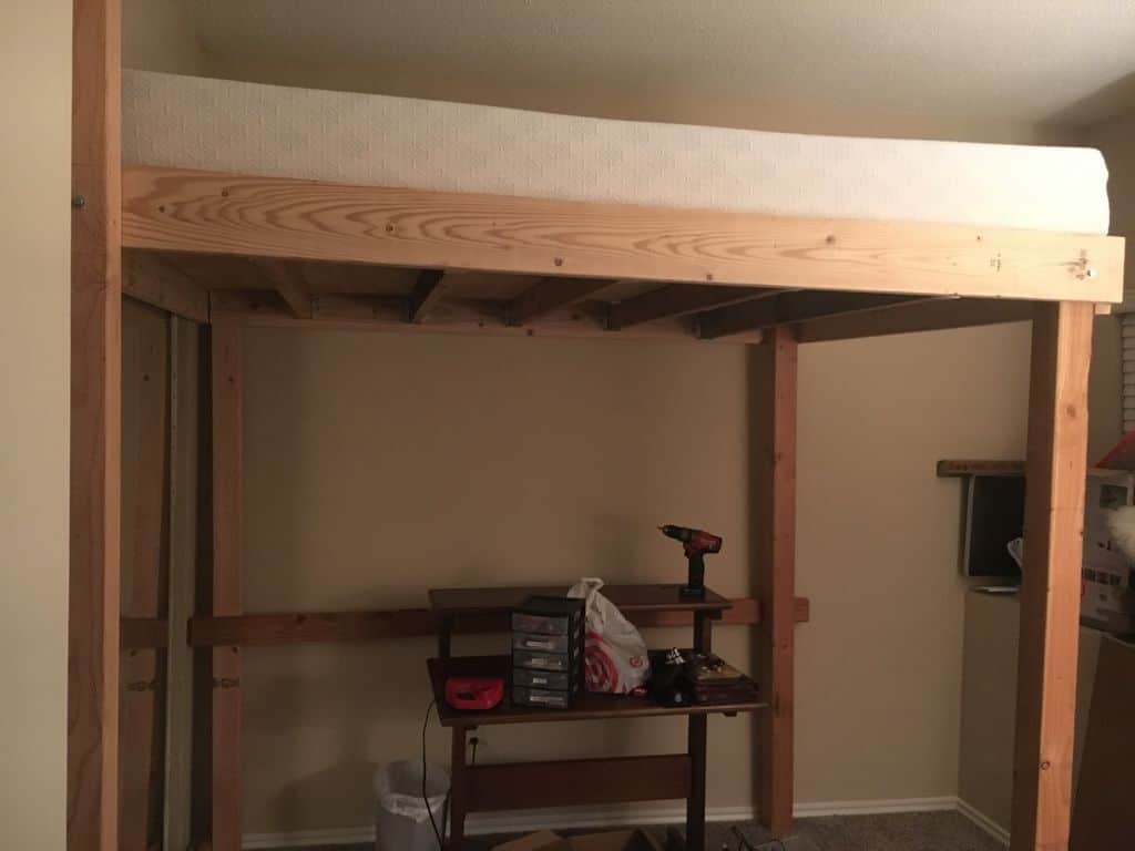 Inexpensive Basic Loft Bed