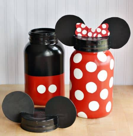 Mickey And Minnie Coin Jars