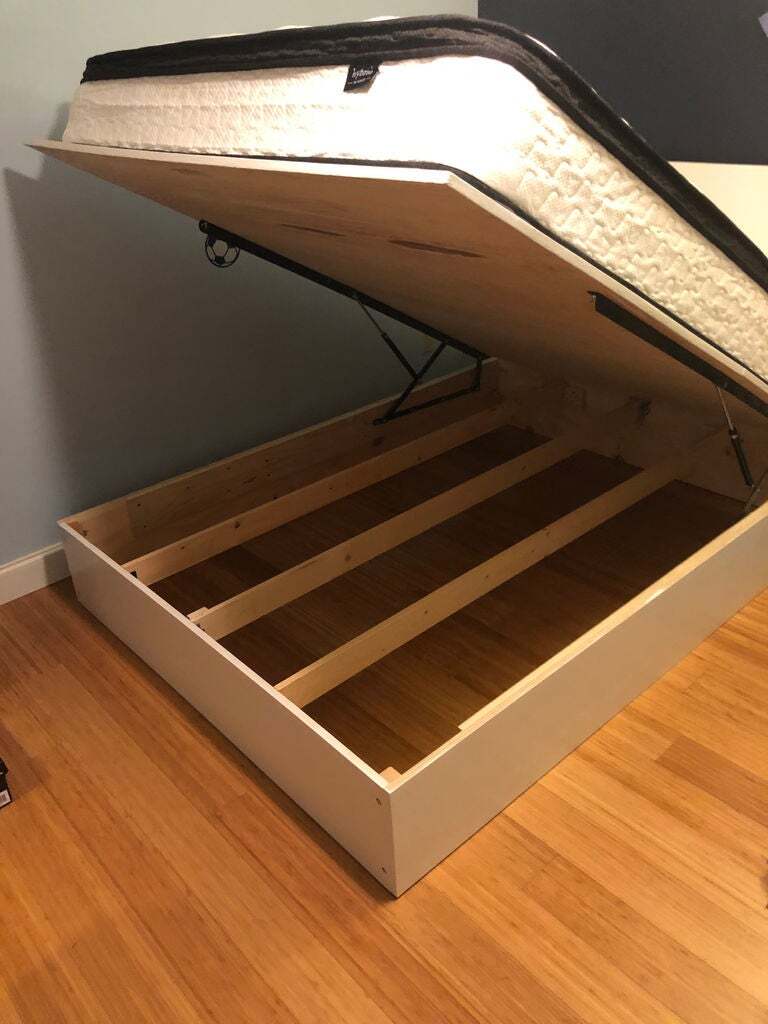 Easy to Move Lift Storage Bed