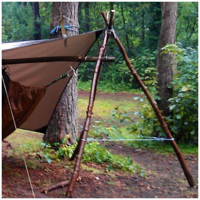 Super Simple Tripod Hammock Stand