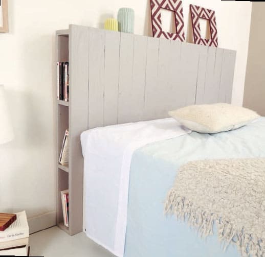 Headboard With Hidden Side Shelves