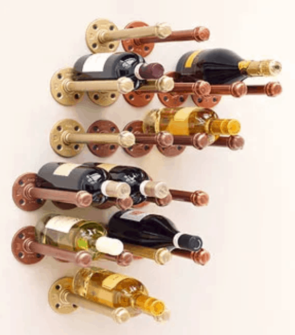 Metallic Wine Rack