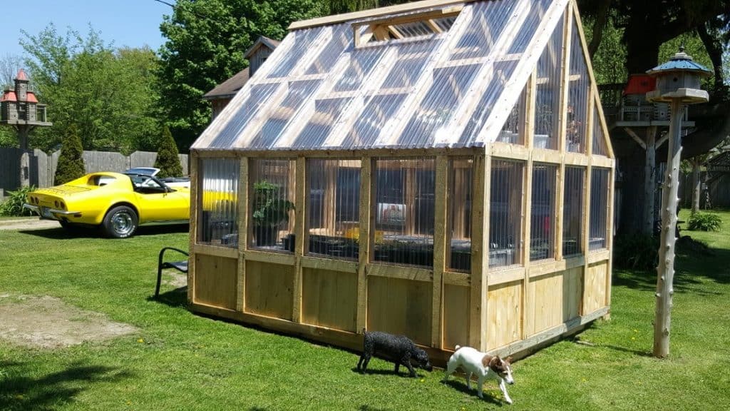 Cedar 4x4 Greenhouse
