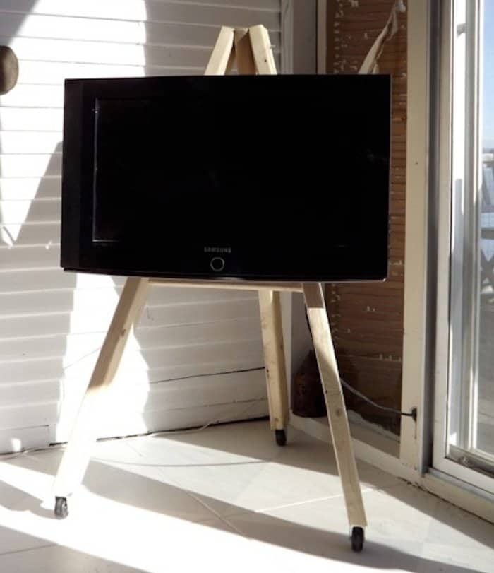 Easel TV Stand