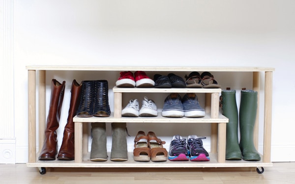 Mudroom Shoe Rack