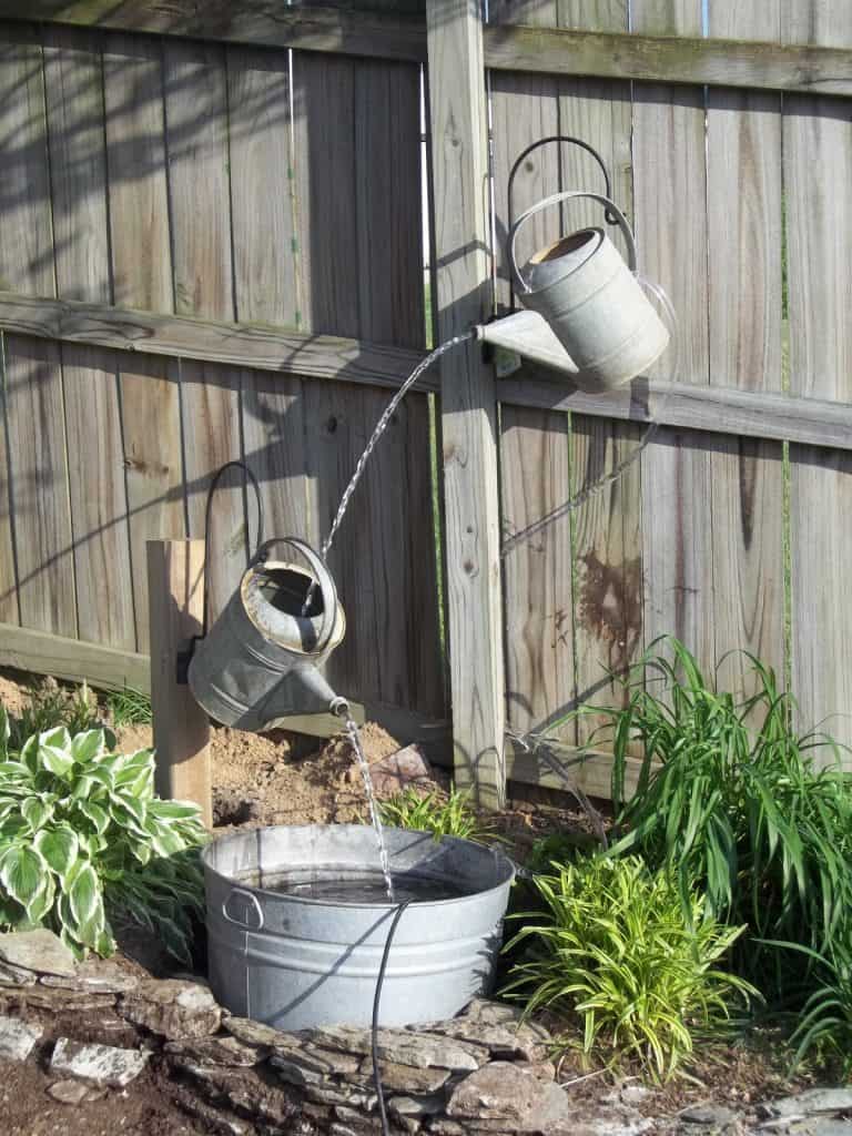 Watering Can Water Feature