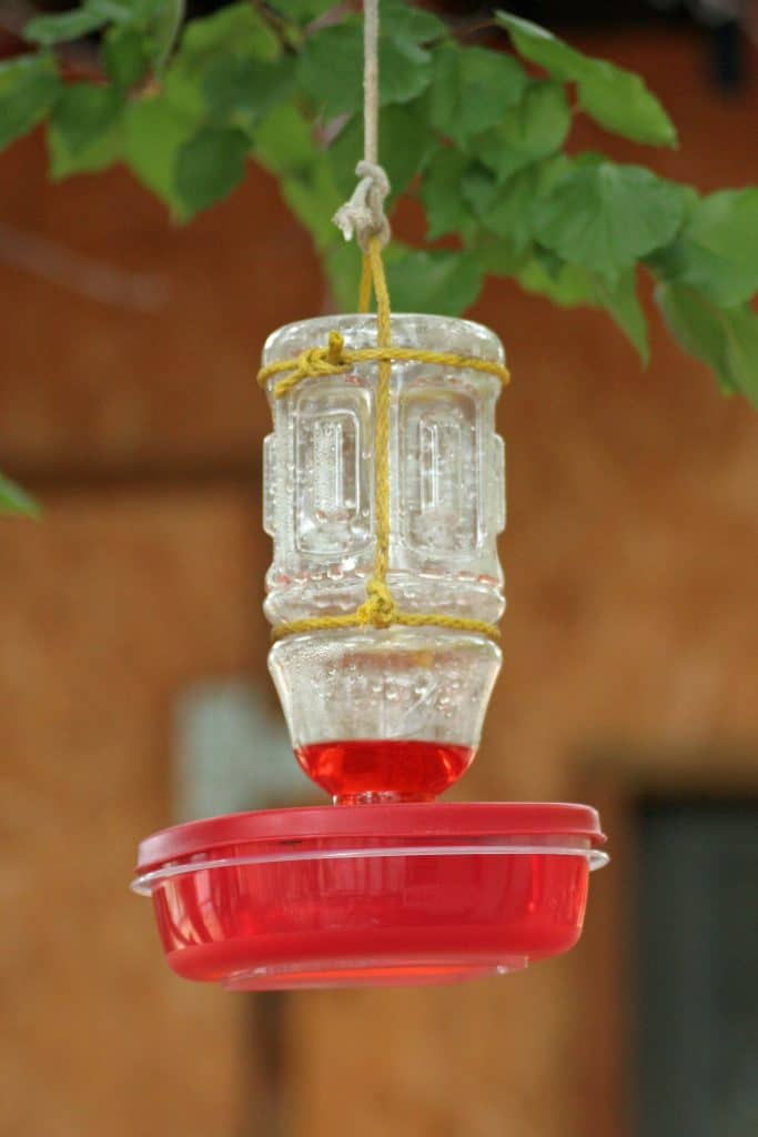 Tupperware Hummingbird Feeder DIY