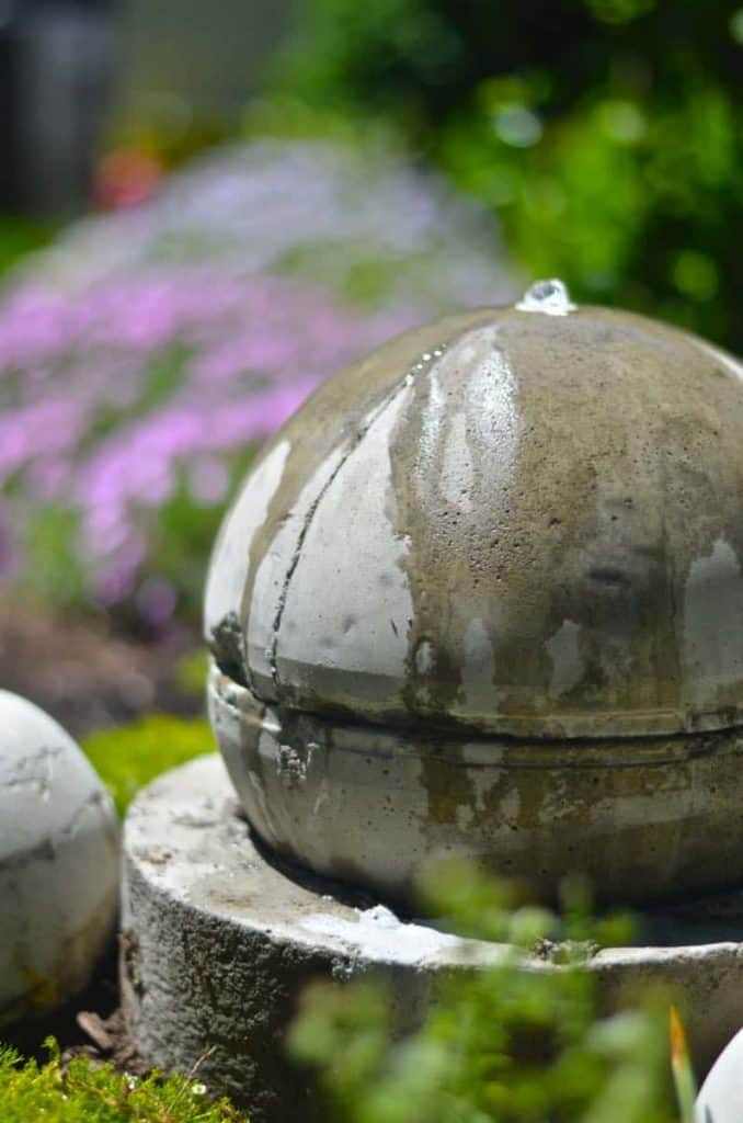 Concrete Bubble Fountain