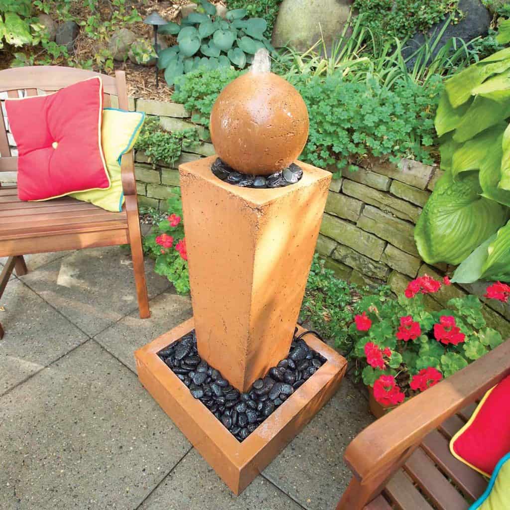Modern Concrete Fountain