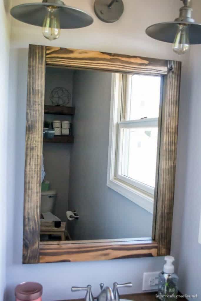 Scrap Wood Mirror