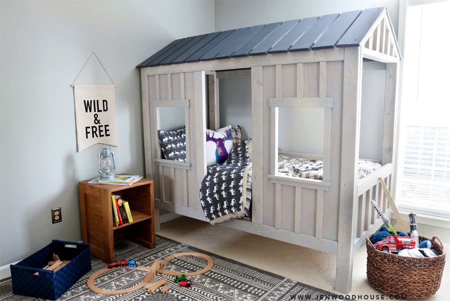 Kids Playhouse Bed